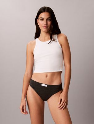 Calvin Klein Classic Comfort Cozy Waffle Thong — фото 2