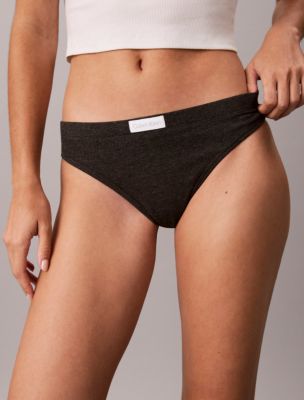 Calvin Klein Classic Comfort Cozy Waffle Thong — фото 3