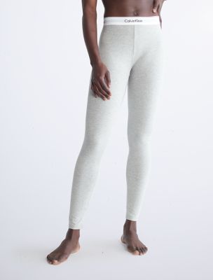 Icon Cotton Modal Lounge Leggings, Grey Heather
