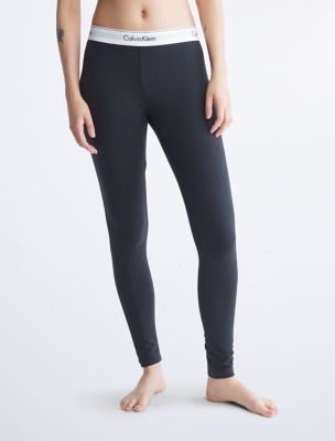 Icon Cotton Modal Lounge Leggings, Black