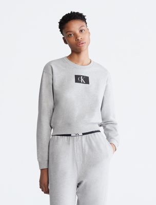 Calvin Klein 1996 Lounge Sweatshirt, Grey Heather