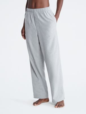 Pure Flannel Sleep Pants, Grey Heather