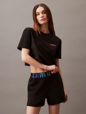 Intense Power Pride Lounge Sleep T-Shirt, Black