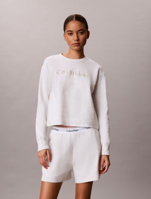 Modern Terry Relaxed Sweatshirt, Snow Heather