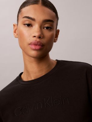 Женские худи Calvin Klein Terry Lounge Relaxed Crewneck Sweatshirt — фото 2