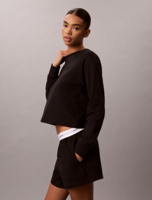 Женские худи Calvin Klein Terry Lounge Relaxed Crewneck Sweatshirt — фото 4