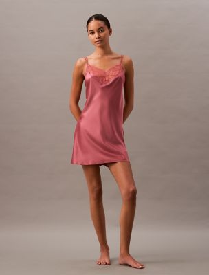 Instinct Satin Chemise, Terrazzo