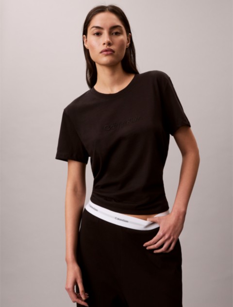 Женские футболки Calvin Klein Terry Lounge Crewneck Sleep T-Shirt