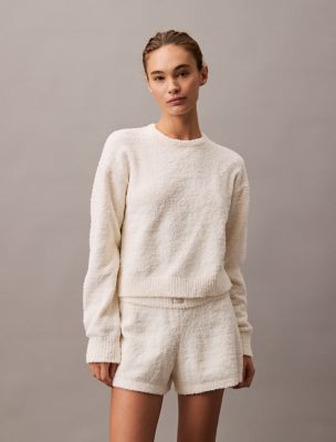 Plush Sleep Sweatshirt, Ivory