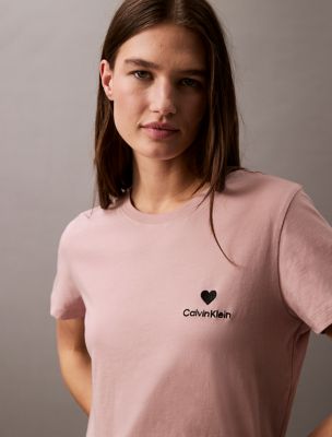 Icon Cotton Modal V-Day Lounge T-Shirt, Subdued