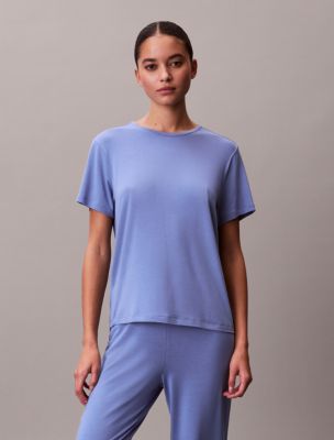 Ultra Soft Modal Relaxed T-Shirt, Blue Tulip