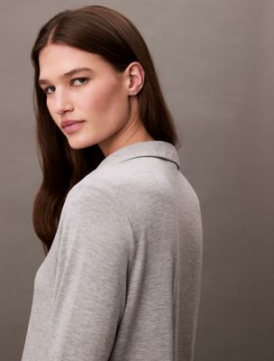Женские рубашки Calvin Klein Ultra Soft Modal Button-Down Shirt — фото 4