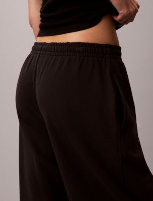 Брюки Calvin Klein Cotton Terry Blend Sleep Jogger, цвет: Чёрный — фото 5