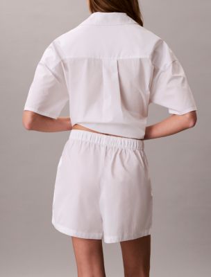 Пижамные шорты Poplin, хлопок — Calvin Klein — фото 3