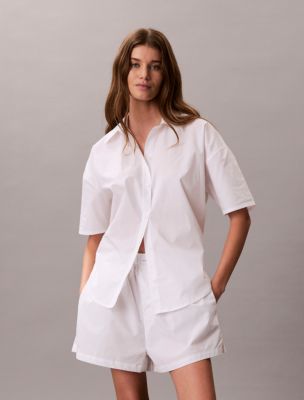 Пижамные шорты Poplin, хлопок — Calvin Klein — фото 5