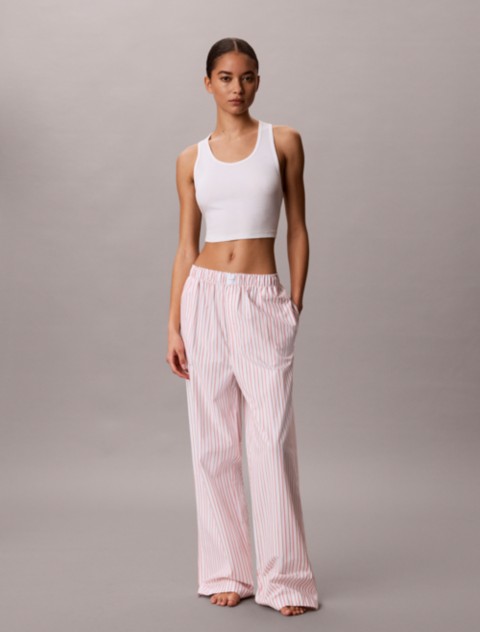 Пижамные брюки Poplin для мужчин, хлопок — Calvin Klein