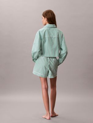 Сорочка Poplin, укороченный, хлопок — Calvin Klein — фото 5