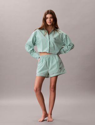 Сорочка Poplin, укороченный, хлопок — Calvin Klein — фото 6