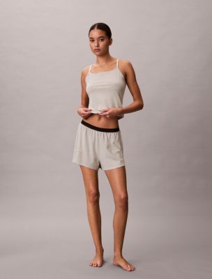 Ultra Soft Modal Shorts, Erin Stripe Ivory