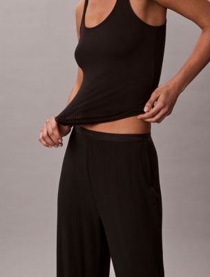 Женские брюки Calvin Klein Modal Stretch Drop Needle Wide Leg Pants — фото 5