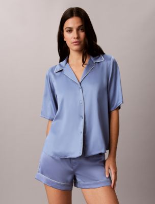 Женские рубашки Calvin Klein Satin Sheen Shirt — фото 2