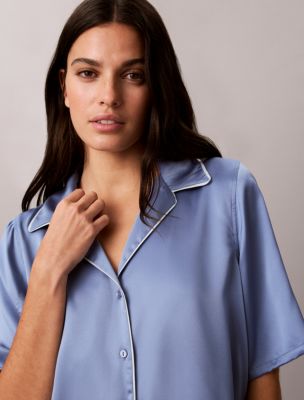 Женские рубашки Calvin Klein Satin Sheen Shirt — фото 3