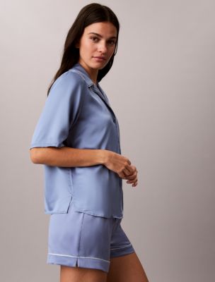 Женские рубашки Calvin Klein Satin Sheen Shirt — фото 4