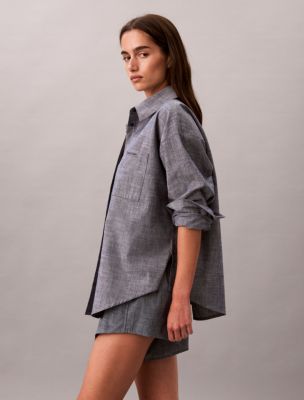 Сорочка Chambray Button-Down — Calvin Klein — фото 2