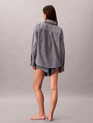 Сорочка Chambray Button-Down — Calvin Klein — фото 6