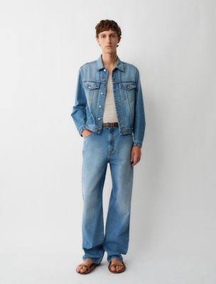 05 Low Rise Wide Leg Jeans, Light Blue
