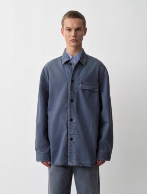 Kostas Shirt Jacket, Blue