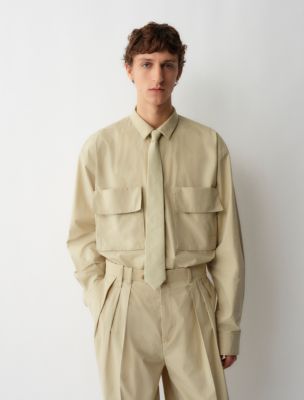 Мужская рубашка Calvin Klein Cornelius Button-Down, цвет: Eucalyptus — фото 7
