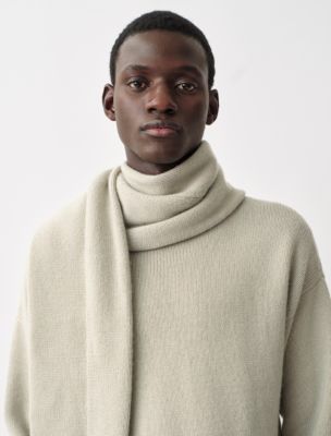 Rex Cashmere Sleeve Scarf Sweater | Calvin Klein