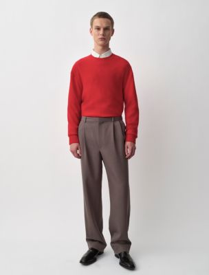 Byron Crewneck Sweater, Scarlet