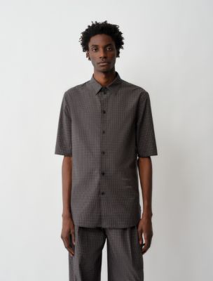 Juan Button-Down Shirt, Black