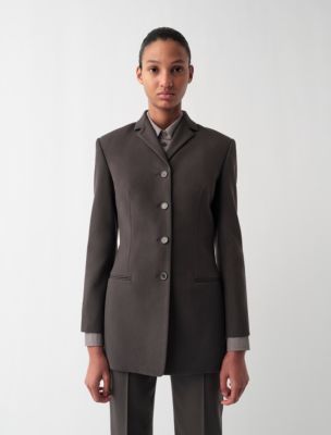 Adrian Slim Blazer, Granite