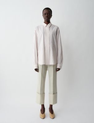 Amari Button-Down Shirt, Strawberry