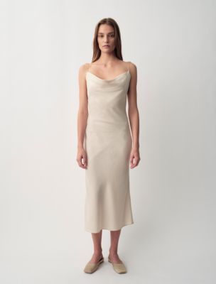Lynn Slip Dress, Ivory