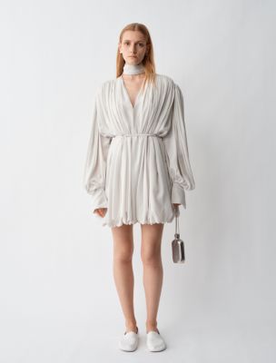 Allegra Dress, Cloud White