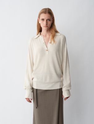 Helga Sweater, White