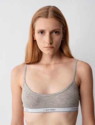 Sienna Unlined Bralette, Grey Melange