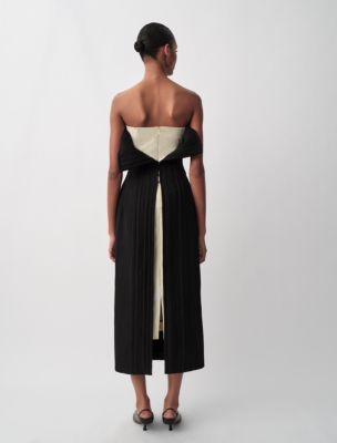 calvin klein women's strapless metallic jacquard formal dress Strapless Metallic Jacquard Ball Gown | Gown main image 1