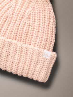 Fleece Ribbed Pom-Pom Beanie | Calvin Klein display picture 1