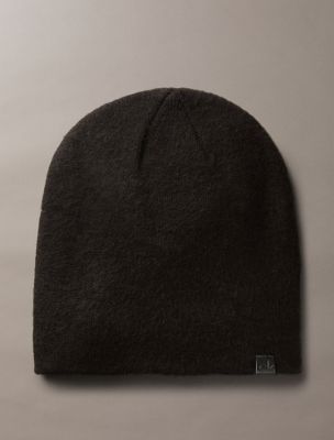 Brushed Solid Beanie, Black Beauty