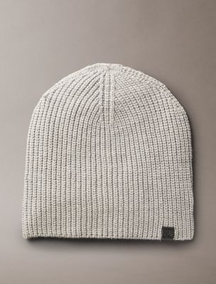 Ribbed Solid Beanie, History Heather