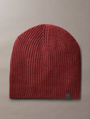 Ribbed Solid Beanie, Rusted Root