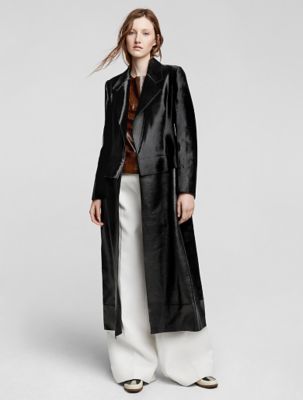 calvin klein wool trench coat